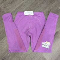 JUNIORS Riding Tight Breeches, drawstring *gc/fair, v.rubbed & pilly, seam rubs
