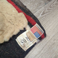 Thick Western Pad *gc, v. filthy, hairy, clumpy, stains, rubs, dents, mnr snags
