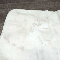 1 ONLY Fleece No Bow Leg Quilt *fair, clean, v.stretched & puckered, creases, dingy, stains, mnr hair
