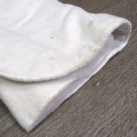 1 ONLY Fleece No Bow Leg Quilt *fair, clean, v.stretched & puckered, creases, dingy, stains, mnr hair
