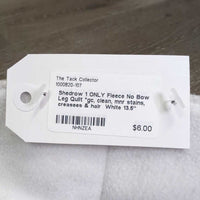 1 ONLY Fleece No Bow Leg Quilt *gc, clean, mnr stains, creasees & hair
