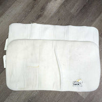 2 Fleece Leg Quilts *fair, clean, v.creased, v.puckered, hole/rip, hairy, tape residue, rubs, pills
