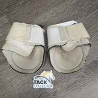 Neoprene Hind Boots, velcro *gc/fair, hair, stains, scuffs, scrapes, frayed edges, discolored, older
