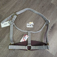 Soft Thick Nylon Halter, Leather Bronc Noseband "GLHC High Point Sr", tag *new
