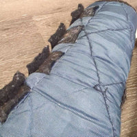 Front & Hind Shipping Boots, Fleece Lined *gc/fair, older, snags, clean, v.pilly, v.rubbed, snags, hairy velcro, frayed edges
