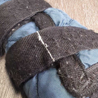 Front & Hind Shipping Boots, Fleece Lined *gc/fair, older, snags, clean, v.pilly, v.rubbed, snags, hairy velcro, frayed edges
