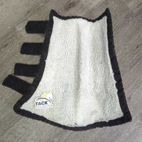 Front & Hind Shipping Boots, Fleece Lined *gc/fair, older, snags, clean, v.pilly, v.rubbed, snags, hairy velcro, frayed edges
