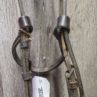 Rsd Bridle *fair, NO Noseband, SLICED, creases, stains, dry, stiff, xholes, dirty, faded

