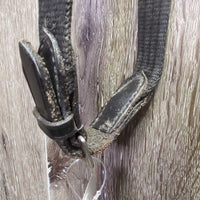 Rsd Bridle, Cotton Web Reins, Buckles *gc, mnr dirt, creases, dents, dry, stiff, hair & film
