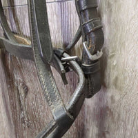 Rsd Bridle, Cotton Web Reins, Buckles *gc, mnr dirt, creases, dents, dry, stiff, hair & film
