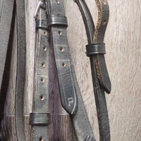 Rsd Bridle, Cotton Web Reins, Buckles *gc, mnr dirt, creases, dents, dry, stiff, hair & film
