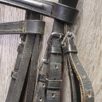 Rsd Bridle, Cotton Web Reins, Buckles *gc, mnr dirt, creases, dents, dry, stiff, hair & film
