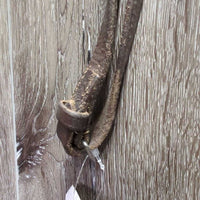 FS Rsd Bridle, Braided Reins *fair, rubs, scrapes, dirty, faded, TORN Cheek, dry, stiff
