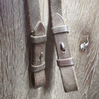 FS Rsd Bridle, Braided Reins *fair, rubs, scrapes, dirty, faded, TORN Cheek, dry, stiff
