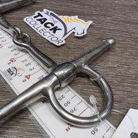 Thin Full Cheek Snaffle Bit *vgc/gc, dirty, gunky
