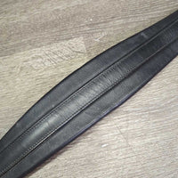 Leather Girth, 1x els, roller buckles *vgc, clean, mnr dents & rubs
