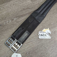 Leather Girth, 1x els, roller buckles *vgc, clean, mnr dents & rubs
