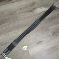 Leather Girth, 1x els, roller buckles *vgc, clean, mnr dents & rubs
