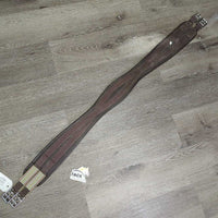 Nylon Web & Neoprene Girth, els, roller buckles *gc, dirty, faded, residue, stains, rubs
