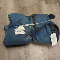 Winter Fleece Lined Neck, 3x snapsh *gc/fair, faded, older, discolored, 0 wpf, hairy, sm holes, broken buckle
