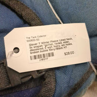 Winter Fleece Lined Neck, 3x snapsh *gc/fair, faded, older, discolored, 0 wpf, hairy, sm holes, broken buckle
