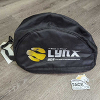 "Lynx" Light Helmet Bag, Zipper *gc, clean, threads, mnr hair, logo: rubs/peels

