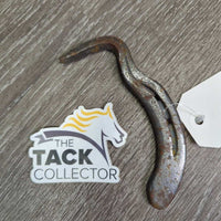 v.thick Metal Horseshoe Hoof Pick *fair, rusty, too thick
