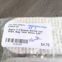 2 Rubber Stirrup Iron Grips, Bag *new
