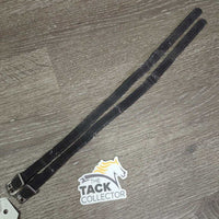 Thick Braided Nylon Spur Straps *gc/fair, pills, hair, rubs, frays, fuzzy
