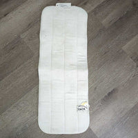 1 ONLY Fleece Leg Quilt *gc, clean, residue, rubs, pills, hair, puckers, creases
