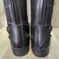 Miami Pro Field Boots, Zips, 2 Clear Plastic Forms *like new, v.mnr scuffs
