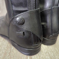 Miami Pro Field Boots, Zips, 2 Clear Plastic Forms *like new, v.mnr scuffs
