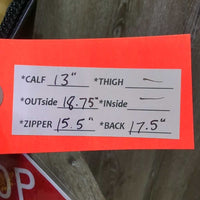 Miami Pro Field Boots, Zips, 2 Clear Plastic Forms *like new, v.mnr scuffs
