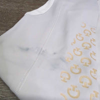 Euro Seat Breeches *gc, v.dry stickies, discolored seat & legs, seam pulls, stains, rubs, dingy
