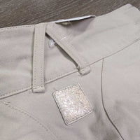 Euro Seat Breeches *gc/fair, stains, snags, rubs, pills, v.pulled seams, v.discolored seat & legs, undone stitching
