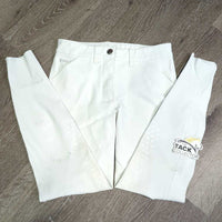 Euro Seat Breeches *gc, dingy, pulled seat seams, threads, stains, rubs
