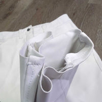 Euro Seat Breeches *gc, dingy, pulled seat seams, threads, stains, rubs
