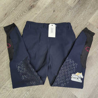 Euro Seat Breeches *vgc, mnr pulled seat seams & dry stickies, faded inside pockets
