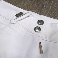 Euro Seat Breeches *gc/fair, dingy, discolored seat & legs, stains, snags & slice, mnr pulled seams, pills
