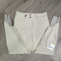 Euro Seat Breeches *vgc, mnr discolored seat & legs, SPLIT Zipper
