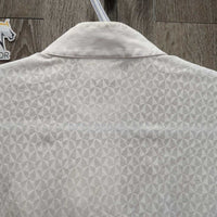 LS Show Shirt *vgc/gc, mnr seam puckers, collar edge stains, pit stains, crinkles, puckers
