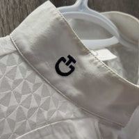 LS Show Shirt *vgc/gc, mnr seam puckers, collar edge stains, pit stains, crinkles, puckers

