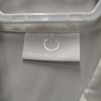 LS Show Shirt, 1/2 Button Up *xc, v.mnr stains & seam puckers
