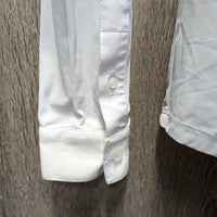 LS Show Shirt, 1/2 Button Up *xc, v.mnr stains & seam puckers

