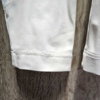SS Show Sun Shirt, 1/4 Button Up, Perforated *xc/vgc, mnr seam puckers, stains, stretched & rubbed holes, mnr puckers, rubs & pills
