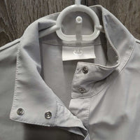 SS Show Sun Shirt, 1/4 Button Up, Perforated *xc/vgc, mnr seam puckers, stains, stretched & rubbed holes, mnr puckers, rubs & pills
