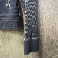 Jacket, Knit Sleeves, Zipper *vgc, clean, mnr snags, pills, threads, hair & wavy els
