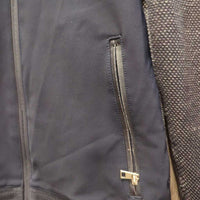 Jacket, Knit Sleeves, Zipper *vgc, clean, mnr snags, pills, threads, hair & wavy els
