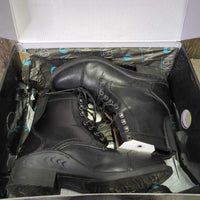 JUNIORS Paddock Boots, laces, box *xc/vgc, mnr dirt & rubbed/pilly inner heels *SAY ZIPS
