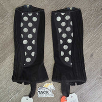 JUNIORS Microsuede Half Chaps, bag *like new
